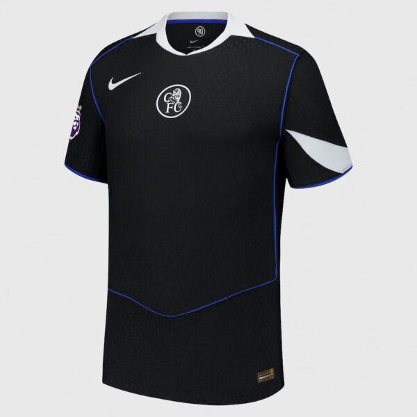 Camisa Chelsea Third Versão Torcedor 2025/26 Edição Total 90 Preta Nike - Imagem 5