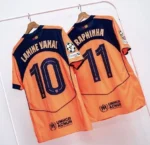 Camisa Barcelona Third Versão Torcedor 2025/2026 - Nike - Edição Total 90 - Laranja - Imagem 8