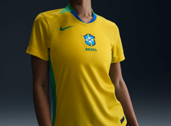 Camisa Brasil Seleção Brasileira Home Versão Torcedor Feminina Amarela 25/2026 Nike - Imagem 10
