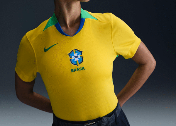 Camisa Brasil Seleção Brasileira Home Versão Torcedor Feminina Amarela 25/2026 Nike - Imagem 9