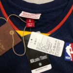 Camiseta Regata NBA Golden State Warriors 30 Stephen Curry Mitchell & Ness Azul Marinho 2009/10 - Imagem 9