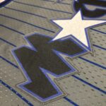 Camiseta Regata NBA Orlando Magic 1 Penny Hardaway Mitchell & Ness Cinza 1994/95 - Imagem 4