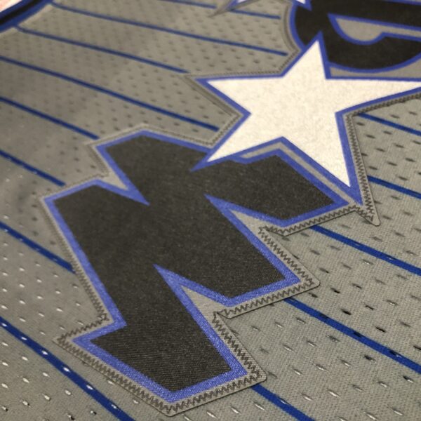 Camiseta Regata NBA Orlando Magic 1 Penny Hardaway Mitchell & Ness Cinza 1994/95 - Imagem 4