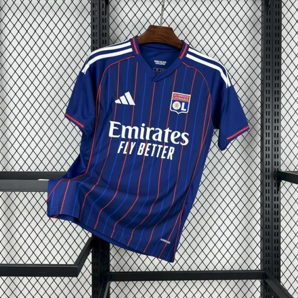 Camisa Olympique Lyonnais Away Versão Torcedor 2025/26 Azul Adidas - Imagem 1