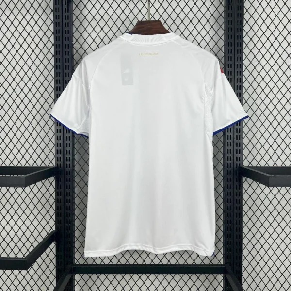 2025072916445661-97a0a7a379b3f8a46717538856242093-1024-1024 Camisa Olympique Lyonnais Home Versão Torcedor 2025/26 Branca Adidas - Imagem 4