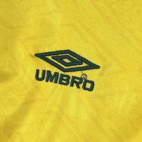 20b800fc-6c70e5c2951c14367917315576988085-1024-1024 Camisa Retrô Clássica Seleção Brasileira Home - Brasil Amarela – 1991 Umbro - Imagem 3