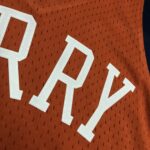 Camiseta Regata NBA Golden State Warriors 30 Stephen Curry Mitchell & Ness Vermelha 2009/10 - Imagem 16