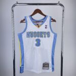 Camiseta Regata NBA Denver Nuggets 3 Allen Iverson Mitchell & Ness Branca 2006/07
