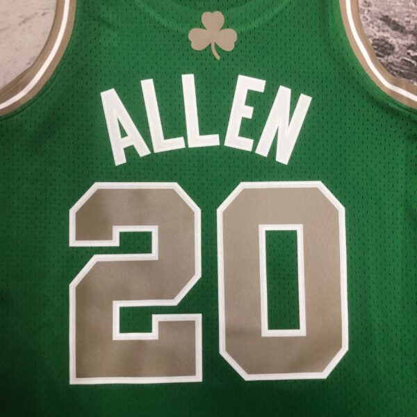 3d654742 Camiseta Regata NBA Boston Celtics Ray 20 Allen Mitchell & Ness Verde 2007/08 - Imagem 12