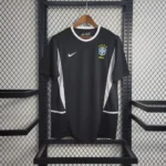 Camisa Retrô Clássica Seleção Brasileira Brasil Goleiro – Nike – Preta – 2002