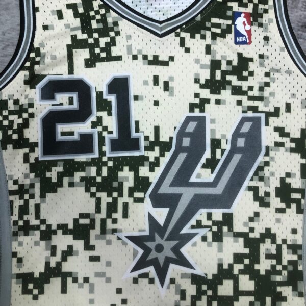 Camiseta Regata NBA San Antonio Spurs 21 Tim Duncan Mitchell & Ness 2013/14 - Imagem 2