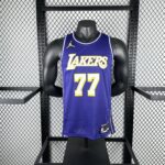 Camiseta Regata NBA Los Angeles Lakers Statement Edition Roxa 2025 Jordan - Imagem 9