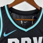 Camiseta Regata Basquete NBA Portland Trail Blazers City Edition 2025 Preta Nike - Imagem 2