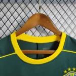 Camisa Retrô Clássica Seleção Brasileira Brasil – Nike Masculina – Goleiro – 1998 - Imagem 2