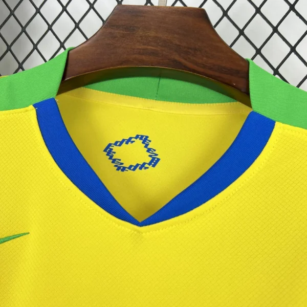 Camisa Brasil Seleção Brasileira Home Versão Torcedor Masculina Amarela 25/2026 Nike - Imagem 4