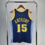 Camiseta Regata NBA Denver Nuggets 15 Carmelo Anthony Mitchell & Ness Azul 2006/07 - Imagem 11