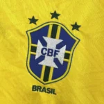 Camisa Retrô Clássica Seleção Brasileira Home - Brasil Amarela – 1991 Umbro - Imagem 2