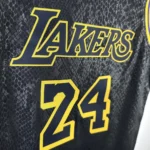 Camiseta Regata Basquete NBA Los Angeles Lakers Preta Mamba Negra - Black Mamba - Edição Especial Nike - Imagem 13