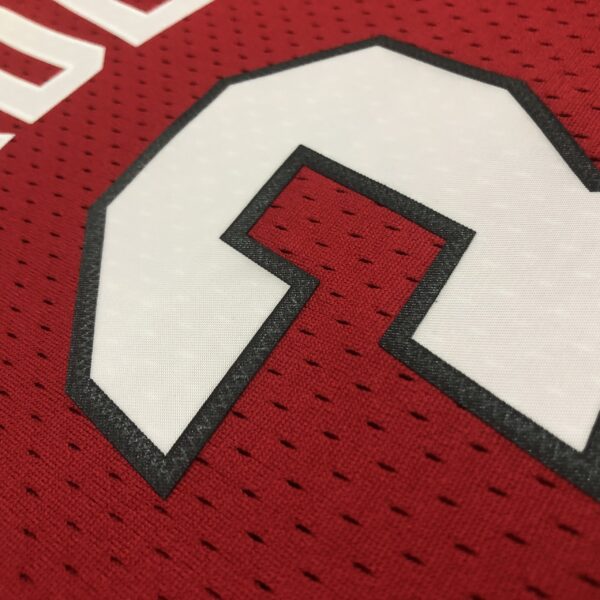 Camiseta Regata NBA Miami Heat Dwyane 3 Wade Mitchell & Ness Vermelha 2005/06 - Imagem 10