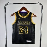 Camiseta Regata Basquete NBA Los Angeles Lakers Preta Mamba Negra - Black Mamba - Edição Especial Nike - Imagem 14