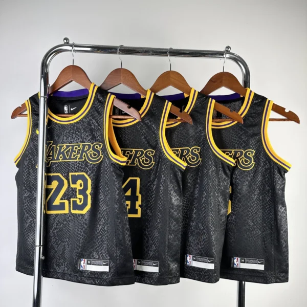 Camiseta Regata Basquete NBA Los Angeles Lakers Preta Mamba Negra - Black Mamba - Edição Especial Nike - Imagem 1