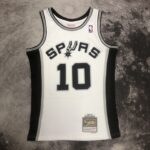 Camiseta Regata NBA San Antonio Spurs 10 Dennis Rodman Mitchell & Ness Branca 1993/94