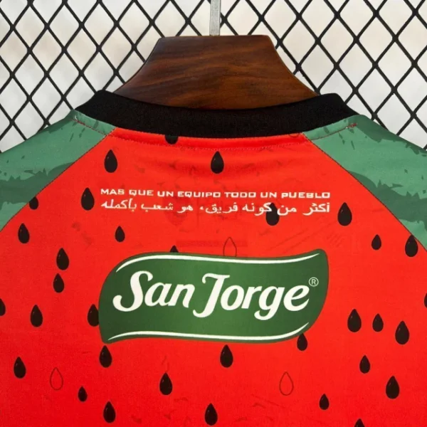 Camisa Palestino Third Versão Torcedor 2025/2026 Vermelha - Imagem 5