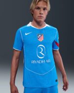 Camisa Atletico de Madrid Third Versão Jogador - Total 90 - 25/2026 Azul Nike - Imagem 5