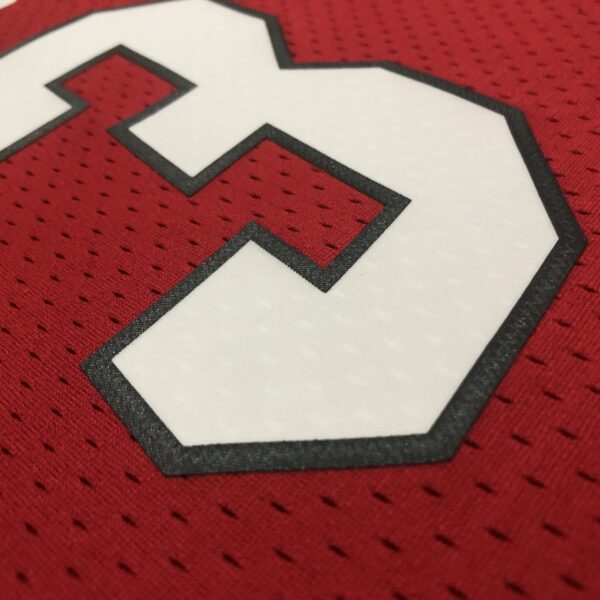 Camiseta Regata NBA Miami Heat Dwyane 3 Wade Mitchell & Ness Vermelha 2005/06 - Imagem 11