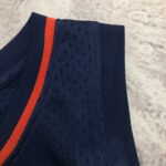 Camiseta Regata NBA Golden State Warriors 30 Stephen Curry Mitchell & Ness Azul Marinho 2009/10 - Imagem 8