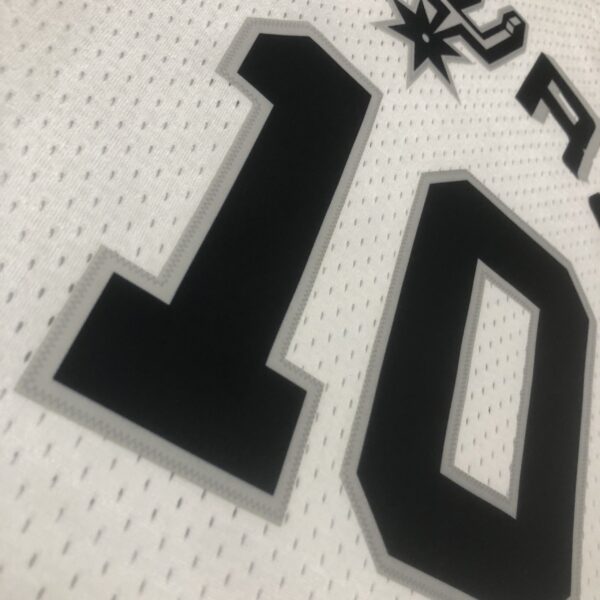 b50b1ed7 Camiseta Regata NBA San Antonio Spurs 10 Dennis Rodman Mitchell & Ness Branca 1993/94 - Imagem 3