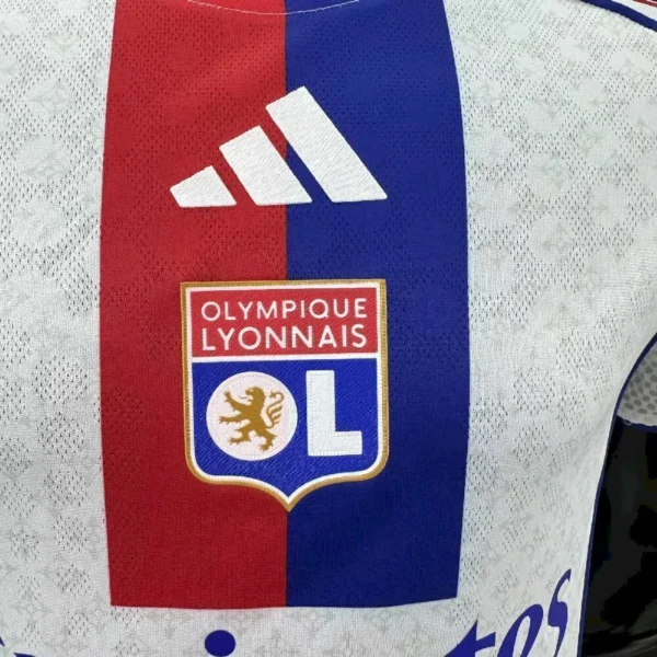 bboqazabkagqaybnxarfviewer_4t5-3-5ddc36f990fd8b235b17537980032653-1024-1024 Camisa Olympique Lyonnais Home Versão Jogador 2025/26 Branca Adidas - Imagem 2