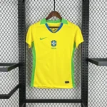 Camisa Brasil Seleção Brasileira Home Versão Torcedor Feminina Amarela 25/2026 Nike