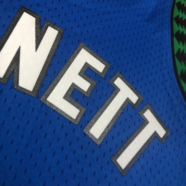d633f364 Camiseta Regata NBA Minnesota Timberwolves 21 Kevin Garnett Mitchell & Ness Azul 2003/04 - Imagem 15