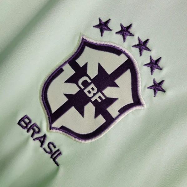 Camisa Brasil Seleção Brasileira Versão Torcedor Polo Verde 23/2024 Nike - Imagem 4