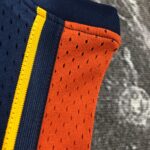 Camiseta Regata NBA Golden State Warriors 30 Stephen Curry Mitchell & Ness Azul Marinho 2009/10 - Imagem 10