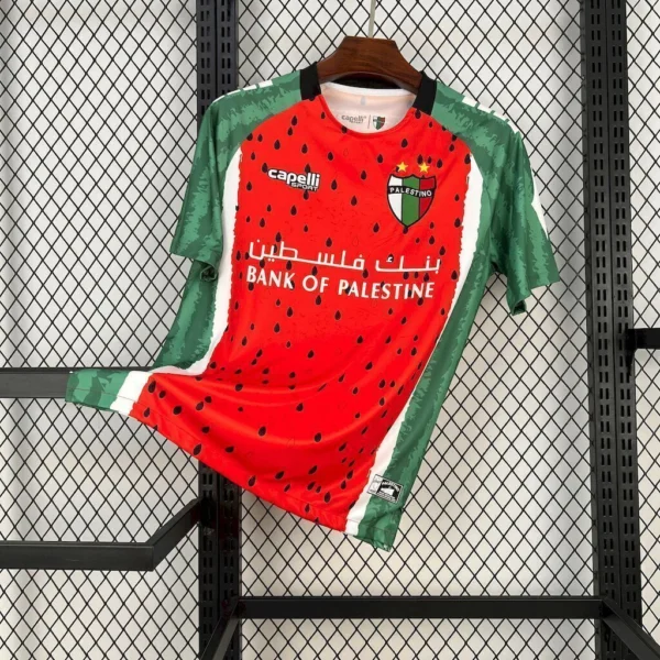 Camisa Palestino Third Versão Torcedor 2025/2026 Vermelha - Imagem 1