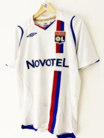 Camisa Retrô Olympique Lyonnais Home 2008/2009 Umbro Branca - Imagem 2