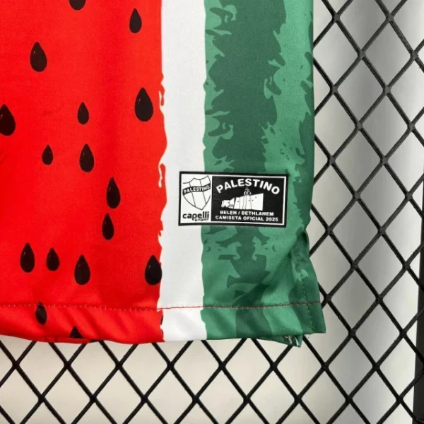 Camisa Palestino Third Versão Torcedor 2025/2026 Vermelha - Imagem 3