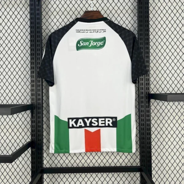 jtgo5jt4ioio Camisa Palestino Home Versão Torcedor 2025/2026 Branca - Imagem 3