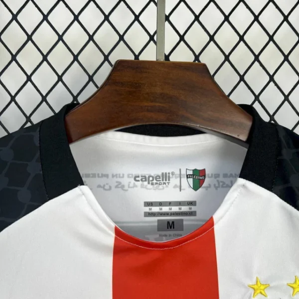 okgokeg Camisa Palestino Home Versão Torcedor 2025/2026 Branca - Imagem 2
