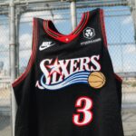 Camiseta Regata Basquete NBA Philadelphia 76ers Sixers Classic Edition Preta 25/2026 Nike