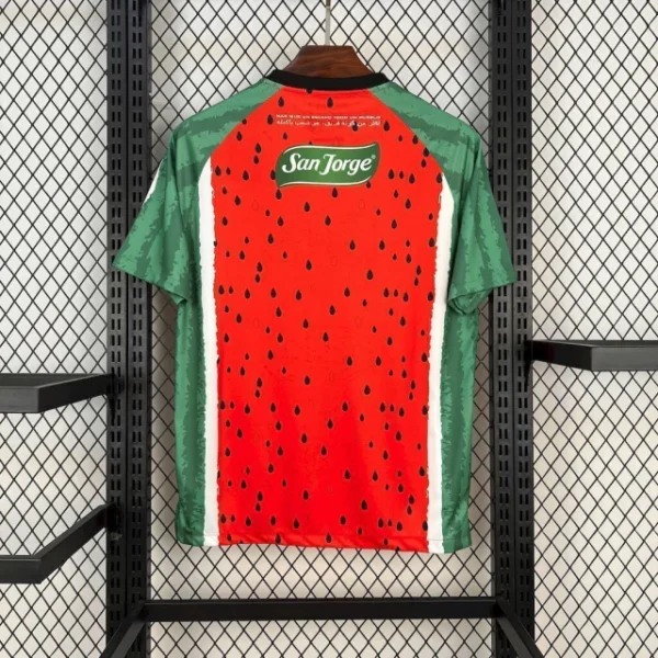 Camisa Palestino Third Versão Torcedor 2025/2026 Vermelha - Imagem 6