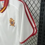 Camisa Retrô Clássica Seleção Espanha Away 1998 Branca Adidas - Imagem 2