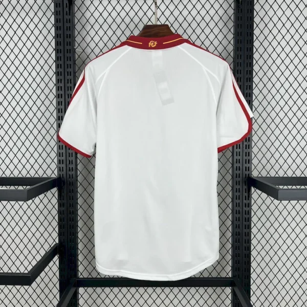 2025063009585839-59f5880394a897027d17513023549531-1024-1024 Camisa Retrô Clássica Seleção Espanha Away 1998 Branca Adidas - Imagem 4