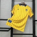 Camisa Leeds United Terrace Icons Unissex 2025 Amarela Adidas