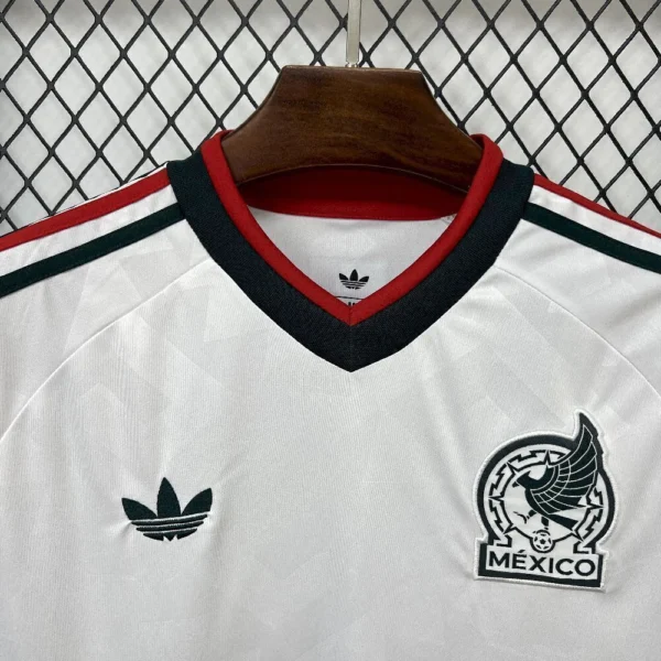 Camisa Seleção México Home Versão Torcedor Copa Do Mundo 2026 Branco Adidas - Imagem 3