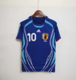 Camisa Retrô Clássica Seleção Japão Home 2006 Azul Adidas