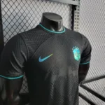 Camisa Seleção Brasil Concept Edition Versão Jogador Refletiva 2022 Preto Nike - Imagem 3