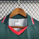 Camisa Retrô Clássica Seleção Marrocos Away 1998 Verde Puma - Imagem 3